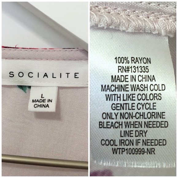 Socialite Floral Tie Front Flutter Sleeve Blouse - Picture 6 of 7